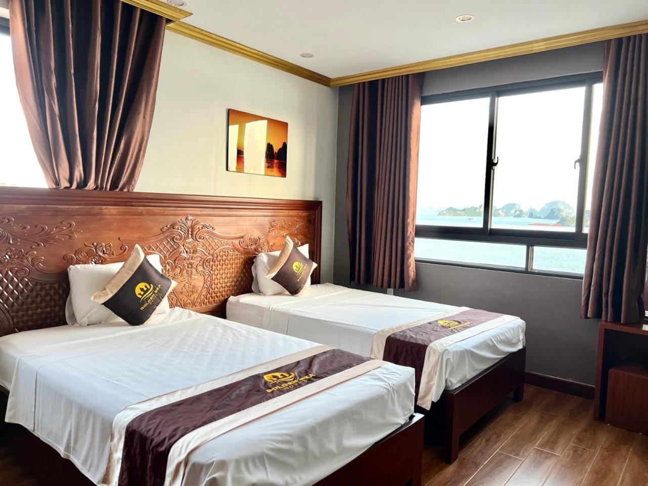 Golden Sea Halong Hotel Hạ Long-öböl Kültér fotó